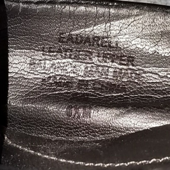 ENZO ANGIOLINI black leather mule slide heels 6.5 - Picture 6 of 6